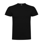 T-shirt in cotone pettinato 180 g/m2 Roly Direct Braco color nero seconda vista