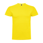 T-shirt in cotone pettinato 180 g/m2 Roly Direct Braco color giallo seconda vista