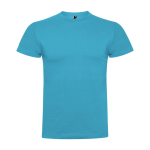 T-shirt in cotone pettinato 180 g/m2 Roly Direct Braco color turchese seconda vista
