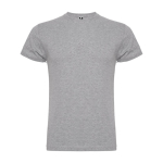 T-shirt in cotone pettinato 180 g/m2 Roly Direct Braco color grigio chiaro seconda vista