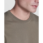 T-shirt a manica corta in cotone pettinato 180 g/m2 Roly Direct Braco color verde militare vista dettaglio 1