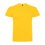 T-shirt in cotone pettinato 180 g/m2 Roly Direct Braco color oro seconda vista
