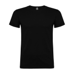 T-shirt in cotone a maglia liscia 155 g/m2 Roly Direct Beagle color nero seconda vista
