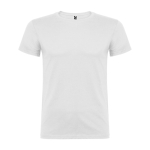 T-shirt in cotone a maglia liscia 155 g/m2 Roly Direct Beagle color bianco seconda vista