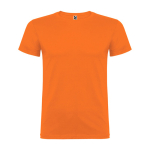 T-shirt in cotone a maglia liscia 155 g/m2 Roly Direct Beagle color arancione seconda vista
