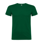 T-shirt in cotone a maglia liscia 155 g/m2 Roly Direct Beagle color verde bottiglia seconda vista
