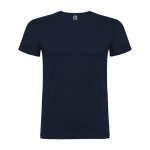 T-shirt in cotone a maglia liscia 155 g/m2 Roly Direct Beagle color blu mare seconda vista