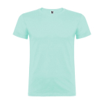 T-shirt in cotone a maglia liscia 155 g/m2 Roly Direct Beagle color verde menta seconda vista