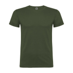 T-shirt in cotone a maglia liscia 155 g/m2 Roly Direct Beagle color verde scuro seconda vista