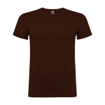 T-shirt in cotone a maglia liscia 155 g/m2 Roly Direct Beagle color marrone scuro seconda vista