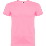 T-shirt in cotone a maglia liscia 155 g/m2 Roly Direct Beagle color rosa chiaro prima vista d'uso