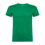 T-shirt in cotone a maglia liscia 155 g/m2 Roly Direct Beagle color verde smeraldo seconda vista