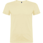 T-shirt in cotone a maglia liscia 155 g/m2 Roly Direct Beagle color giallo chiaro prima vista d'uso