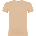 T-shirt in cotone a maglia liscia 155 g/m2 Roly Direct Beagle color marrone chiaro prima vista d'uso