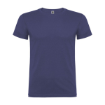 T-shirt in cotone a maglia liscia 155 g/m2 Roly Direct Beagle color blu alice seconda vista