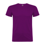 T-shirt in cotone a maglia liscia 155 g/m2 Roly Direct Beagle color lilla seconda vista