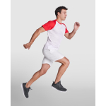 T-shirt sportiva in poliestere 140 g/m2 Roly Direct Indianapolis color tortora prima vista d'uso