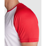 T-shirt sportiva in poliestere 140 g/m2 Roly Direct Indianapolis color tortora vista dettaglio 1