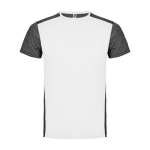 T-shirt tecnica in poliestere 135 g/m2 Roly Direct Zolder color nero seconda vista