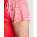 T-shirt tecnica in poliestere 135 g/m2 Roly Direct Zolder color rosso vista dettaglio 1
