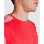 T-shirt tecnica in poliestere 135 g/m2 Roly Direct Zolder color rosso vista dettaglio 2
