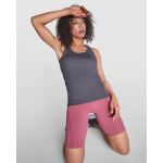 Canotta tecnica aderente con elastan 160 g/m2 Roly Direct Aida color nero prima vista d'uso