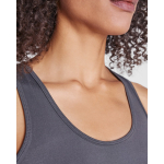 Canotta tecnica aderente con elastan 160 g/m2 Roly Direct Aida color nero vista dettaglio 1