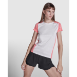 T-shirt tecnica da donna in poliestere 135 g/m2 Roly Direct Zolder color corallo prima vista d'uso