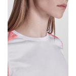 T-shirt tecnica da donna in poliestere 135 g/m2 Roly Direct Zolder color corallo vista dettaglio 1