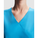 Casacca corta in poliestere ed elastan donna 170g/m2 Roly Ferox color bianco vista dettaglio 2