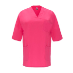 Casacca corta unisex poliestere e cotone 160g/m2 Roly Panacea color rosa seconda vista