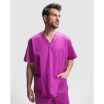 Casacca corta unisex poliestere e cotone 160g/m2 Roly Panacea color viola prima vista d'uso