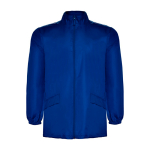 Impermeabile in poliestere e cappuccio 70g/m2 Roly Direct Escocia color blu reale seconda vista