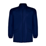 Impermeabile in poliestere e cappuccio 70g/m2 Roly Direct Escocia color blu mare seconda vista