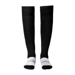 Calzettoni sportivi in poliestere con costine Roly Direct Soccer color nero seconda vista