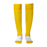 Calzettoni sportivi in poliestere con costine Roly Direct Soccer color giallo seconda vista