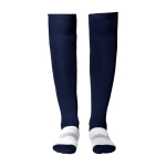 Calzettoni sportivi in poliestere con costine Roly Direct Soccer color blu mare seconda vista