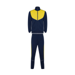 Tuta con petto a contrasto e colletto 225 g/m2 Roly Direct Evans color giallo seconda vista