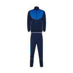 Tuta con petto a contrasto e colletto 225 g/m2 Roly Direct Evans color blu reale seconda vista