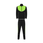 Tuta con petto a contrasto e colletto 225 g/m2 Roly Direct Evans color lime seconda vista