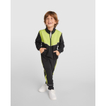 Tuta con petto a contrasto e colletto 225 g/m2 Roly Direct Evans color lime seconda vista d'uso