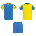 Completo sportivo unisex con 2 t-shirt 1 short 140g/m2 Roly Direct Juve seconda vista