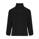 Felpa in pile colletto alto e cerniera 300g/m2 Roly Direct Artic color nero seconda vista