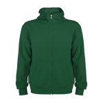 Felpa in cotone e poliestere 280 g/m2 Roly Direct Montblanc color verde bottiglia seconda vista