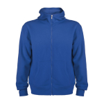 Felpa in cotone e poliestere 280 g/m2 Roly Direct Montblanc color blu reale seconda vista