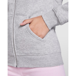 Felpa da donna in cotone e poliestere 280 g/m2 Roly Direct Veleta color blu mare vista dettaglio 2