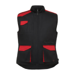 Gilet lavoro multitasche in poliestere e cotone 200g/m2 Roly Armada color rosso seconda vista