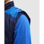 Gilet lavoro multitasche in poliestere e cotone 200g/m2 Roly Armada color blu reale vista dettaglio 2