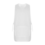Grembiule lavoro unisex reversibile con tasche 195g/m2 Roly Arzak UNICA color bianco seconda vista