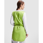 Grembiule lavoro unisex reversibile con tasche 195g/m2 Roly Arzak UNICA color verde pistacchio quarta vista d'uso